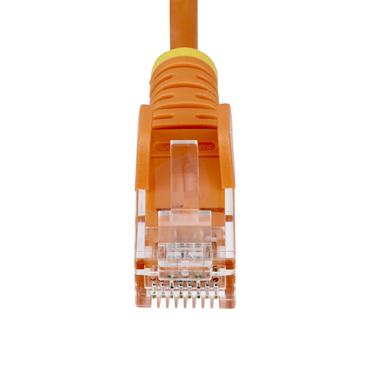StarTech.com 2m Orange Slim CAT6 Ethernet Cable, Snagless, 28AWG, LSZH - patch-kabel - 2 m - orange