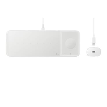 Samsung Wireless Charger Trio EP-P6300 trådløs opladningspude - + AC-strømadapter