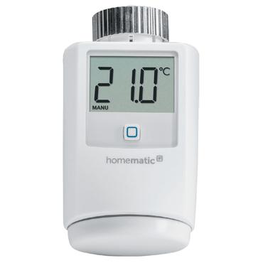 Homematic IP Smart Home radiator thermostat basic (HmIP-eTRV-B-2), heating thermostat (white)