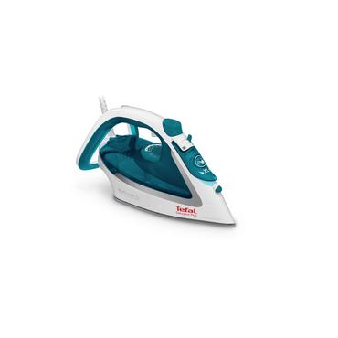 Tefal EasyGliss Plus FV5718 strygejern T&oslash;r & dampstrygejern Durilium stryges&aring;l 2400 W Turkis, Hvid