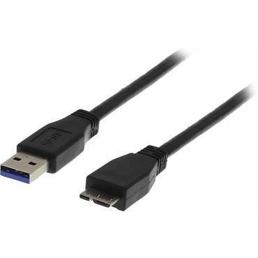 DELTACO USB3-020S - USB-kabel - Micro-USB typ B till USB typ A - 2 m