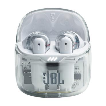 JBL Tune Flex Ghost Edition Headset True Wireless Stereo (TWS) I ørerne Opkald/musik Bluetooth Gennemsigtig, Hvid