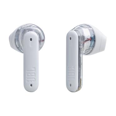JBL Tune Flex Ghost Edition Headset True Wireless Stereo (TWS) I ørerne Opkald/musik Bluetooth Gennemsigtig, Hvid