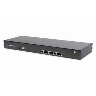 DIGITUS Professional DS-72216 - omkopplare f&ouml;r tangentbord/video/mus - 8 portar - rackmonterbar