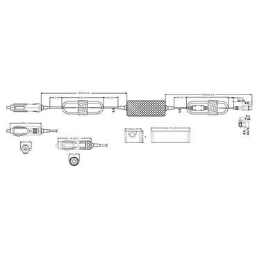 Cirafon Car Charger Travel 100W 12V~24v 100W
