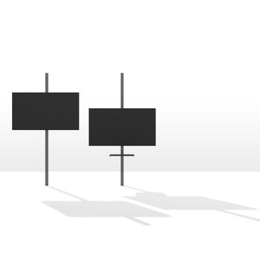 Multibrackets M Pro Series AV Shelf - monteringskomponent - för AV-system - svart