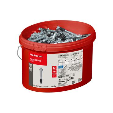 Fischer 568857 skrueanker og v&aelig;gudtag 145 stk 95 mm