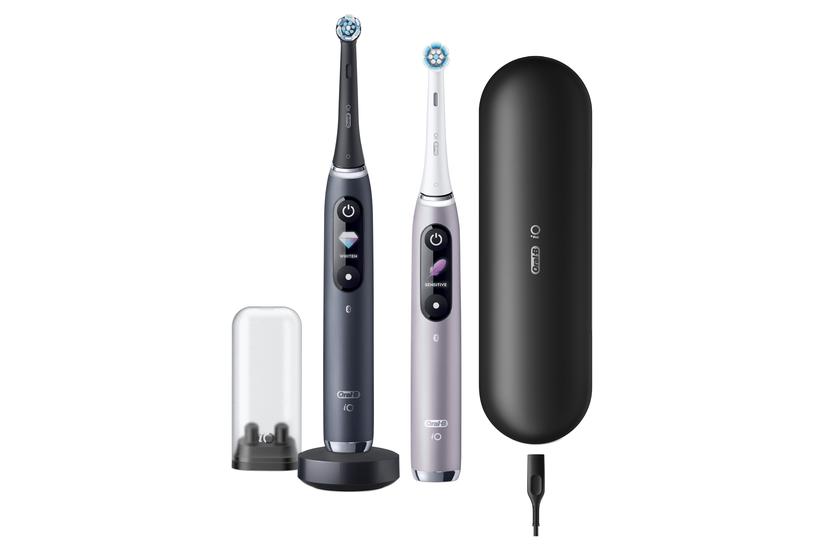 Oral-B iO 80363731 elektrisk tandbørste Voksen Roterende, pulserende tandbørste Sort, Sølv