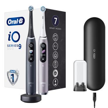Oral-B iO 80363731 elektrisk tandbørste Voksen Roterende, pulserende tandbørste Sort, Sølv