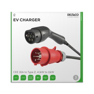 DELTACO e-Charge strømkabel