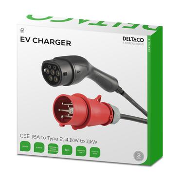 DELTACO e-Charge strømkabel