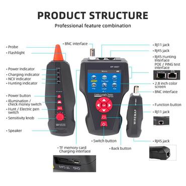 CABLE TESTER FOR STP/UTP