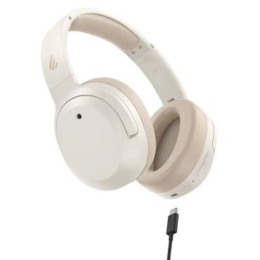 Edifier W820NB Plus Headset Trådløs Opkald/musik USB Type-C Bluetooth Elfenben
