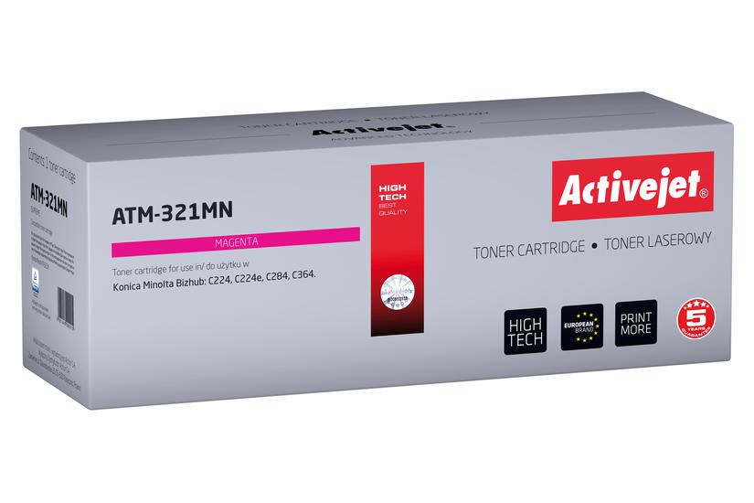 Activejet ATM-321MN tonerkassette (erstatning Konica Minolta TN321M; Supreme; 25000 sider; rød)