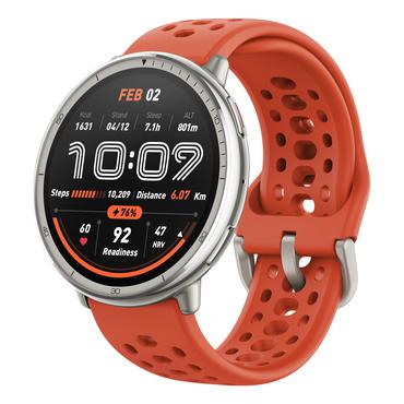 Amazfit W2433EU1N Smartwatch og sportsur 3,35 cm (1.32") AMOLED Digital 466 x 466 pixel Berøringsskærm Sølv