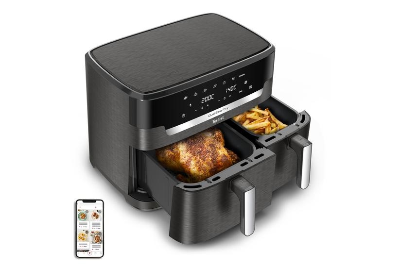 Tefal Easy Fry Dual XXL EY942HE0 fryer Double 11 L Stand-alone 2020 W Hot air fryer Grey