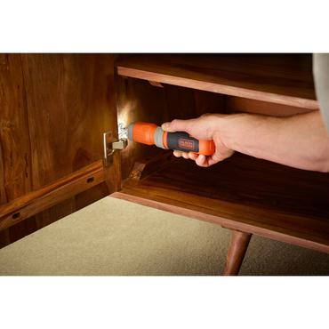 Black & Decker BCF603C-QW elektrisk skruetr&aelig;kker & slagbor 180 rpm Sort, Orange