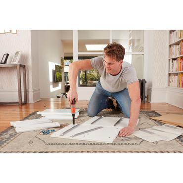 Black & Decker BCF603C-QW elektrisk skruetr&aelig;kker & slagbor 180 rpm Sort, Orange