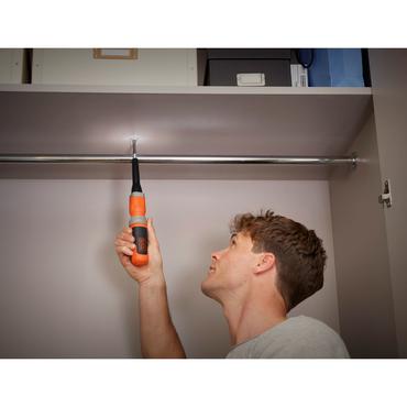 Black & Decker BCF603C-QW elektrisk skruetr&aelig;kker & slagbor 180 rpm Sort, Orange