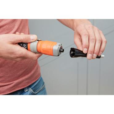 Black & Decker BCF603C-QW elektrisk skruetr&aelig;kker & slagbor 180 rpm Sort, Orange