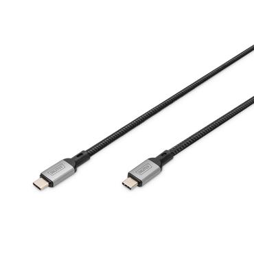 DIGITUS - USB typ C-kabel - 24 pin USB-C till 24 pin USB-C - 1 m