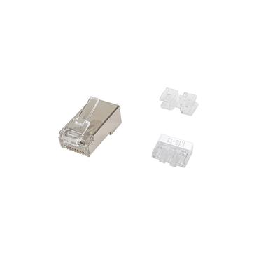 Equip 121147 kabelsamler RJ-45 Satin stål, Transparent