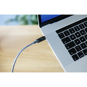 ANSMANN USB-C -> USB-C S/S     120cm Ladekabel 140W anthrazit