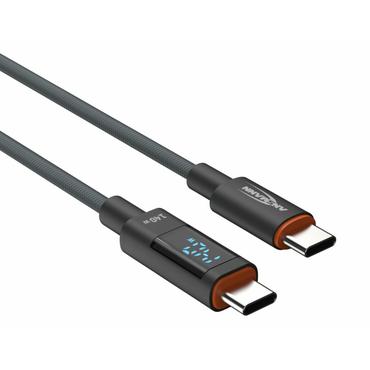 ANSMANN USB-C -> USB-C S/S     120cm Ladekabel 140W anthrazit