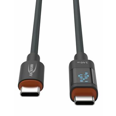 ANSMANN USB-C -> USB-C S/S     120cm Ladekabel 140W anthrazit