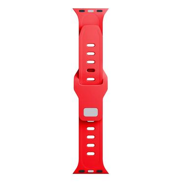 38/40/41 mm Red - 3mk Silicone Watch Strap for Apple