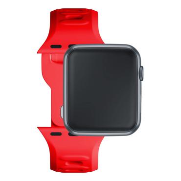 38/40/41 mm Red - 3mk Silicone Watch Strap for Apple