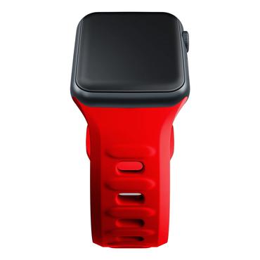 38/40/41 mm Red - 3mk Silicone Watch Strap for Apple