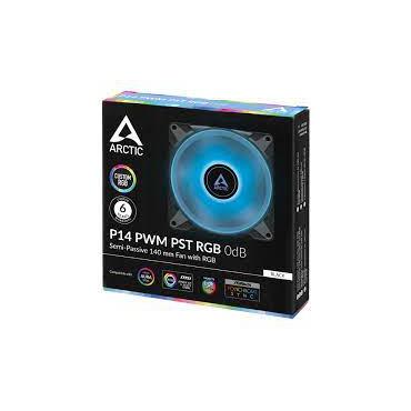ARCTIC P14 PWM PST RGB 0dB (svart) - Kylskåp