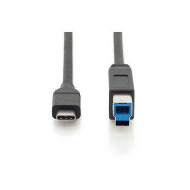 Digitus AK-300149-018-S USB-kabel USB 2.0 1,8 m USB C USB B Sort
