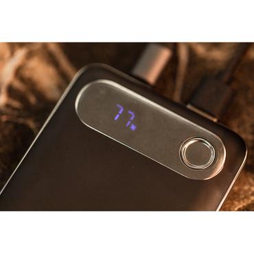 Sandberg 421-16 powerbank Lithium polymer (LiPo) 10000 mAh Aluminium, Sort