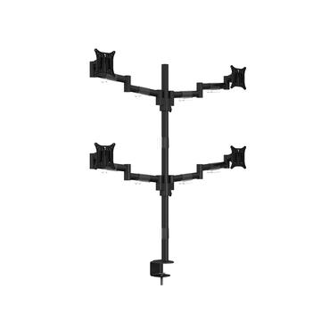 Multibrackets M VESA Deskmount Officeline Quad st&auml;ll - justerbar arm - f&ouml;r 4 LCD-bildsk&auml;rmar - svart