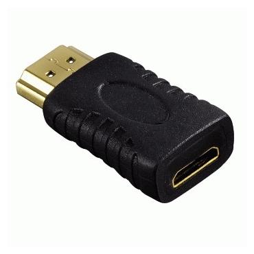 Hama HDMI 1.3 А/С (mini) HDMI 1.3 A HDMI 1.3 C-mini Sort