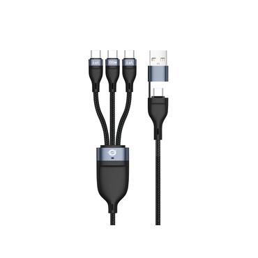 CONCEPTRONIC Kabel USB2.0 -> 3-in-1 USB-C E-Mark  100W 1.50m