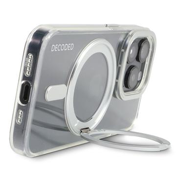Decoded Recycled Plastic Loop Stand Backcover iPhone 15 Pro  Transparant
