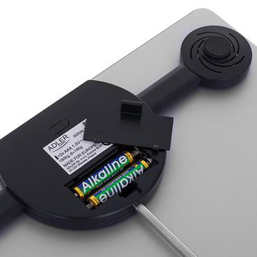 Adler AD 8174s Rektandel S&oslash;lv Elektronisk personlig v&aelig;gt