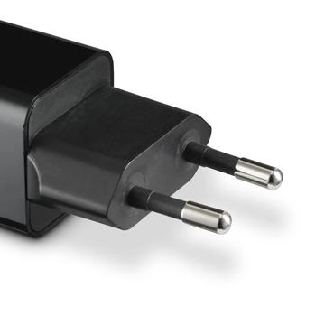 Hama 00201986 oplader til mobil enhed Smartphone, Tablet Sort Vekselstrøm Hurtig opladning Indendørs