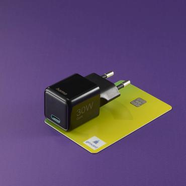 Hama 00201986 oplader til mobil enhed Smartphone, Tablet Sort Vekselstrøm Hurtig opladning Indendørs