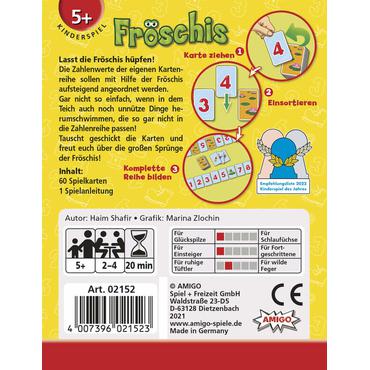 Amigo Fröschis 20 min. Kortspil Koncentration