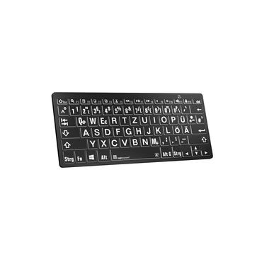 Logickeyboard LKB-LPWB-BTPC-DE Tastatur Bluetooth QWERTZ Deutsch Schwarz (LKB-LPWB-BTPC-DE)