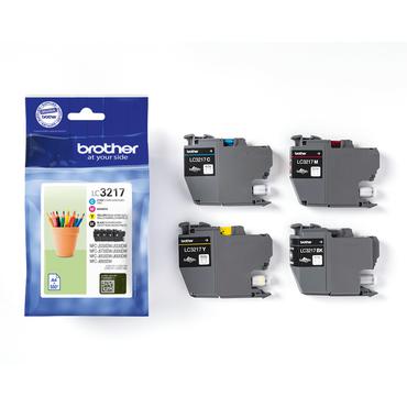 Brother LC3217 Value Pack - 4-pack - svart, gul, cyan, magenta - original - bl&auml;ckpatron