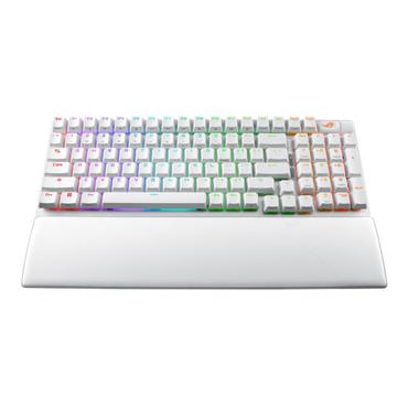 ASUS ROG Strix Scope II 96 - tangentbord - 96% compact - m&aring;nskensvit Inmatningsenhet