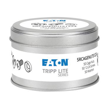 Eaton Tripp Lite Series Rack Enclosure Square Hole Hardware 12-24 Screws & Washers 50PC - rackmonteringspaket