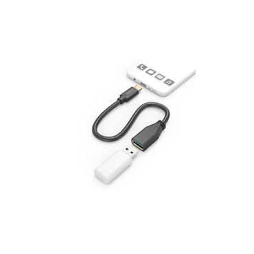 Hama 00201605 USB-kabel USB 3.2 Gen 1 (3.1 Gen 1) 0,15 m USB C USB A Sort