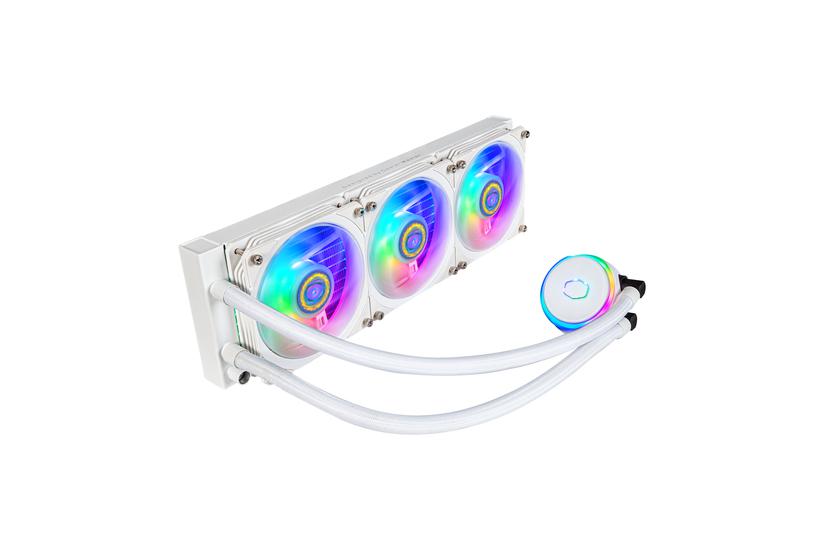 Cooler Master MasterLiquid PL360 FLUX - White Edition - kylsystem med vätska till processorn