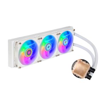 Cooler Master MasterLiquid PL360 FLUX - White Edition - kylsystem med vätska till processorn